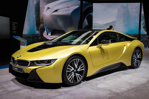 Frankfurt Duitsland Sep 2017 Bmw Protonic Frozen Yellow Edition Sportauto — Stockfoto