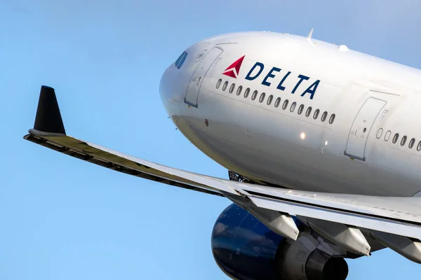 Amsterdam Netherlands Jan 2019 Delta Air Lines Airbus A330 Passenger — Stock Photo, Image