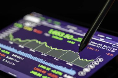 T'nin en yüksek noktasını görüntülemek için tabletteki stylus dokunuşunu kullanma