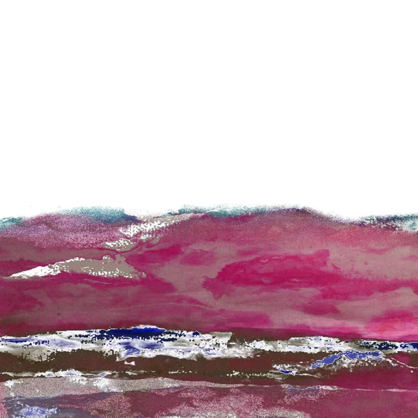Dip Dye Akvarell Textur Moderna Batikmönster — Stockfoto
