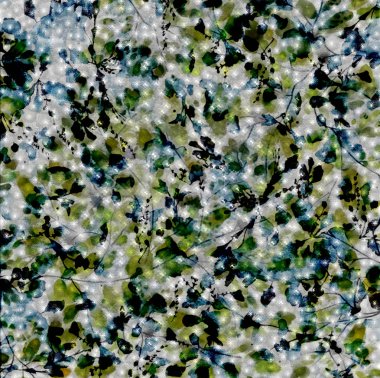 Çiçek doku modern desen