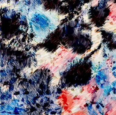 Çiçek doku modern desen