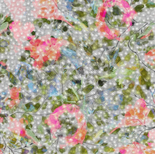 Textura Floral Padrão Moderno — Fotografia de Stock