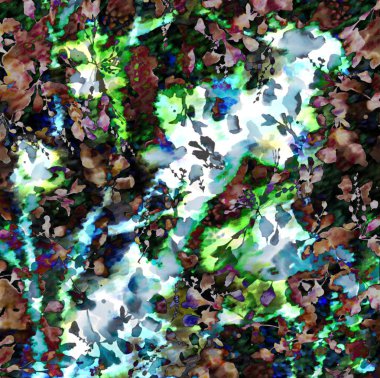 Çiçek doku modern desen