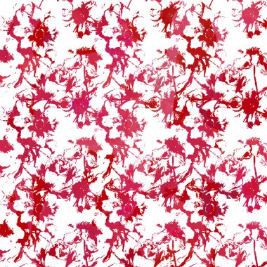 Çiçek doku tekrar modern desen