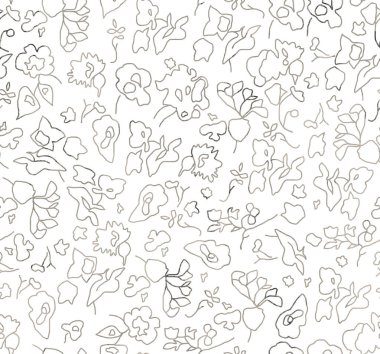 Çiçek doku tekrar modern desen