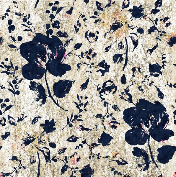 Florale Textur Wiederholen Modernes Muster — Stockfoto
