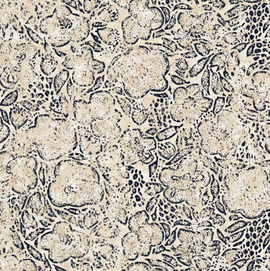 Çiçek doku tekrar modern desen