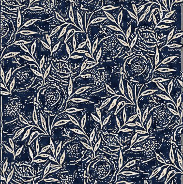 Çiçek doku tekrar modern desen