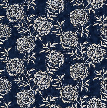 Çiçek doku tekrar modern desen