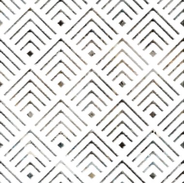 Geometrik suluboya doku tekrar modern desen