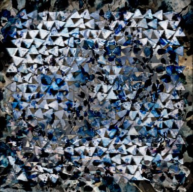 Geometrik suluboya doku tekrar modern desen