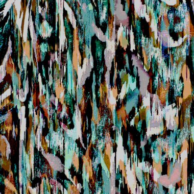 Damasko ikat doku tekrar modern desen