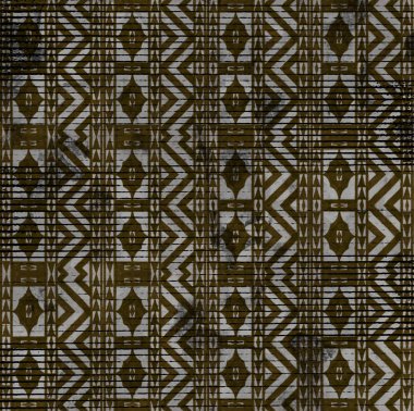 Geometrik suluboya doku tekrar modern desen