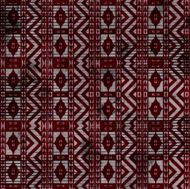 Geometrik suluboya doku tekrar modern desen