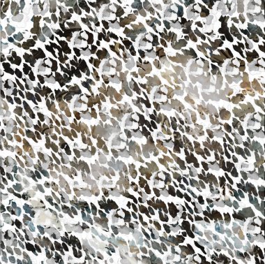 Geometrik suluboya doku tekrar modern desen