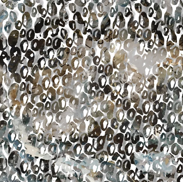 Geometrik suluboya doku tekrar modern desen