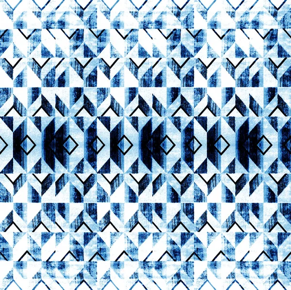 Геометрична Акварельна Текстура Повторює Сучасний Візерунок — стокове фото