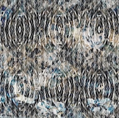 Geometrik suluboya doku tekrar modern desen