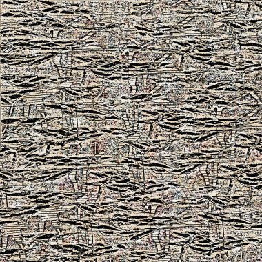 Geometrik suluboya doku tekrar modern desen