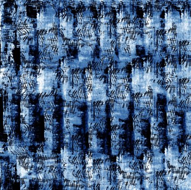 Geometrik suluboya doku tekrar modern desen