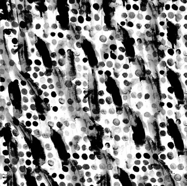 Geometrik suluboya doku tekrar modern desen