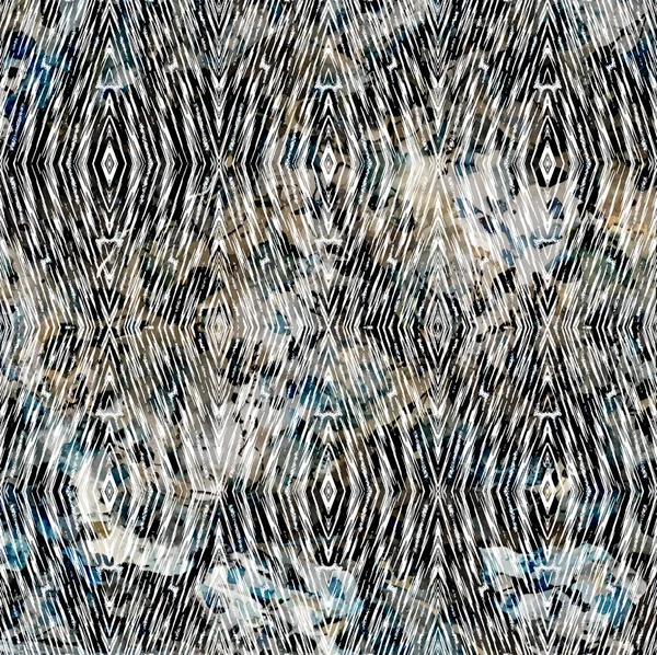 Geometrik suluboya doku tekrar modern desen