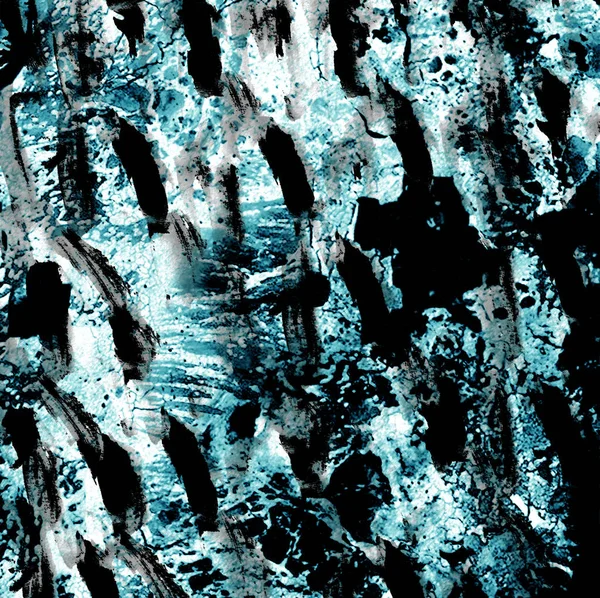 Geometrik suluboya doku tekrar modern desen