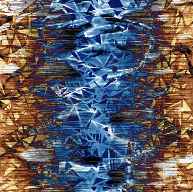 Geometri doku tekrar modern desen