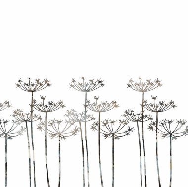 İnek maydanoz doku tekrar modern desen