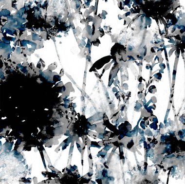 İnek maydanoz doku tekrar modern desen