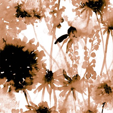 İnek maydanoz doku tekrar modern desen