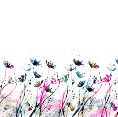 İnek maydanoz doku tekrar modern desen