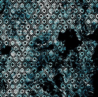 Geometri doku tekrar modern desen