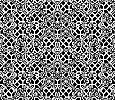 Geometri doku tekrar modern desen