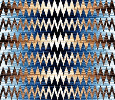 Geometri doku tekrar modern desen