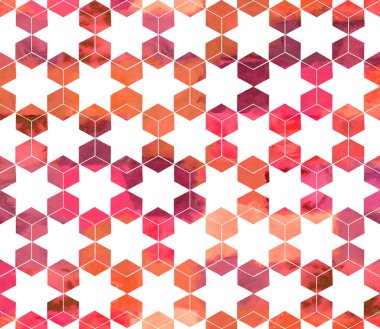 Geometri doku tekrar modern desen