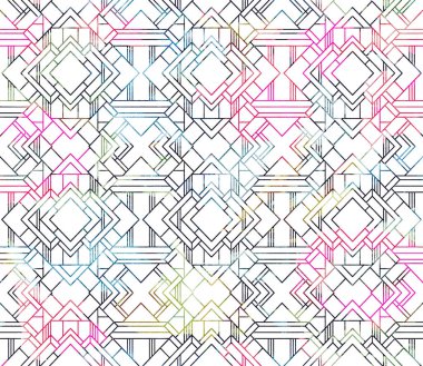 Geometri doku tekrar modern desen