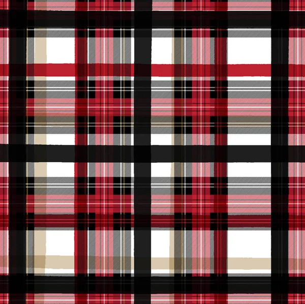 Christmas Checks Repeat Modern Pattern — Stock Photo, Image