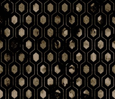 Geometri doku tekrar modern desen