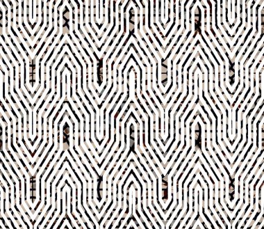 Geometri doku tekrar modern desen
