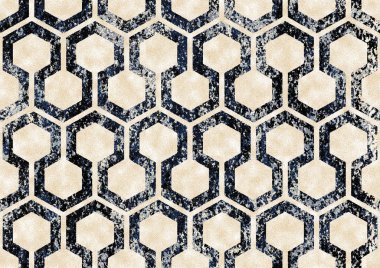 Geometri doku tekrar modern desen