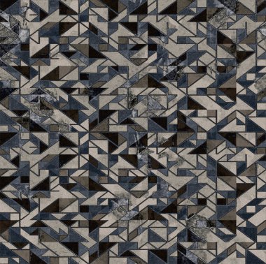 Geometri doku tekrar modern desen