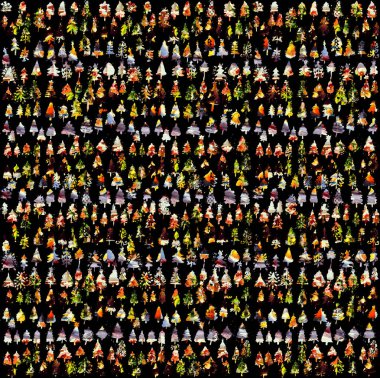 Noel doku modern klasik desen