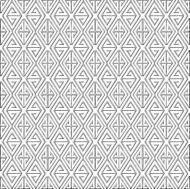 Geometri doku klasik modern yineleme deseni
