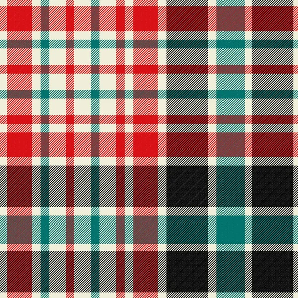 Plaid Natale Modello Classico Moderno — Foto Stock