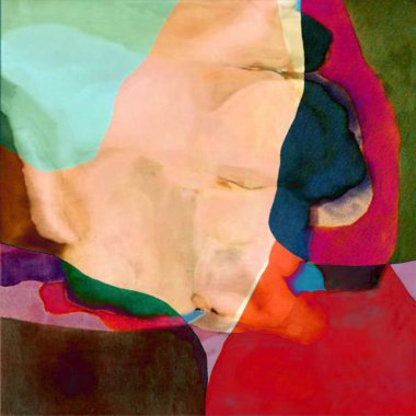 Soyut şeffaf boya Klasik desen