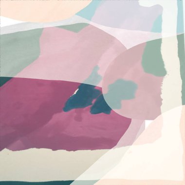 Soyut şeffaf boya Klasik desen