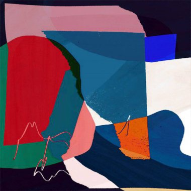 Soyut şeffaf boya Klasik desen