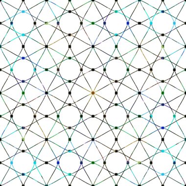 Geometri doku yaratıcı tekrar modern desen